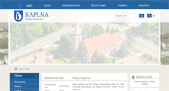 Desktop Screenshot of kaplna.sk